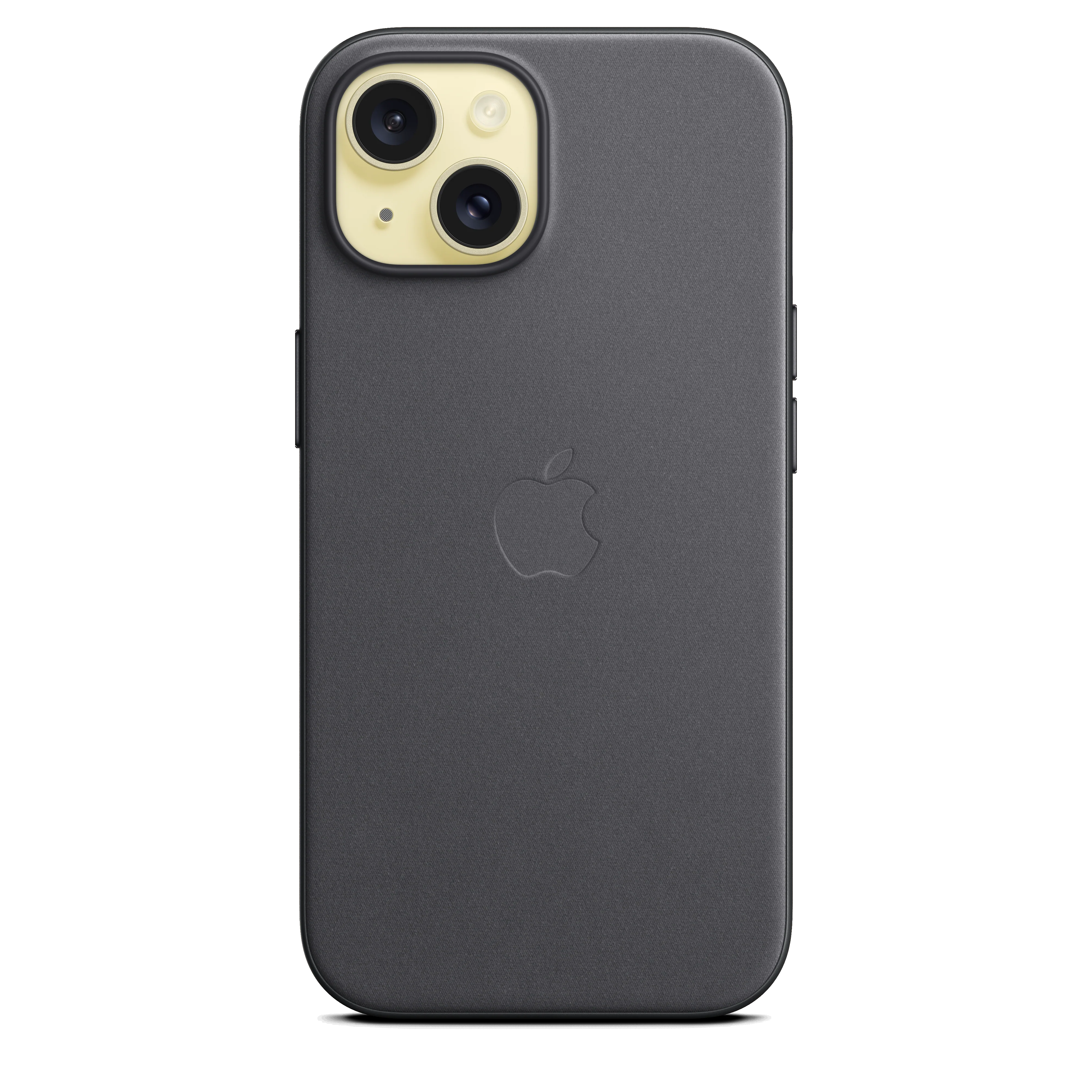 iPhone 15 FineWoven Case with MagSafe - Black - Image 3